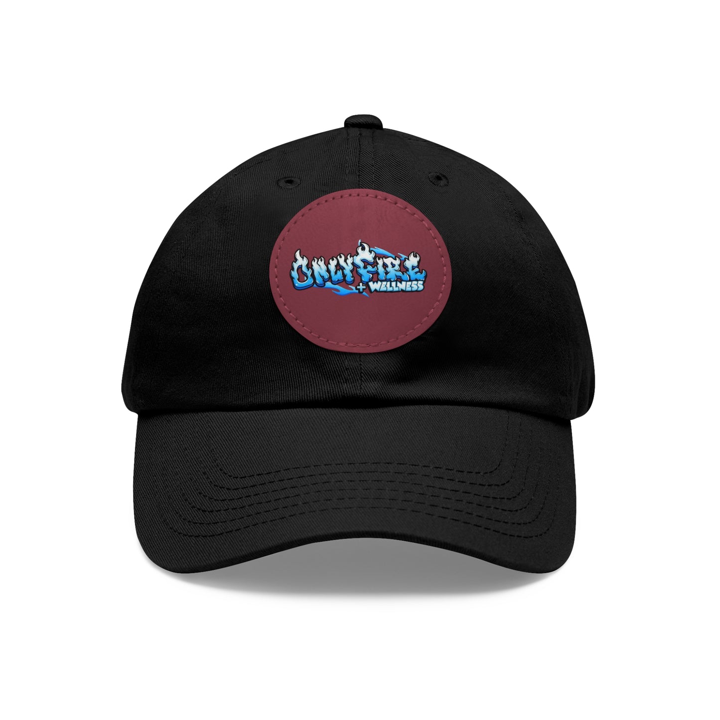 Unruly Wellness Dad Hat - Cozy Vintage Style with Leather Patch
