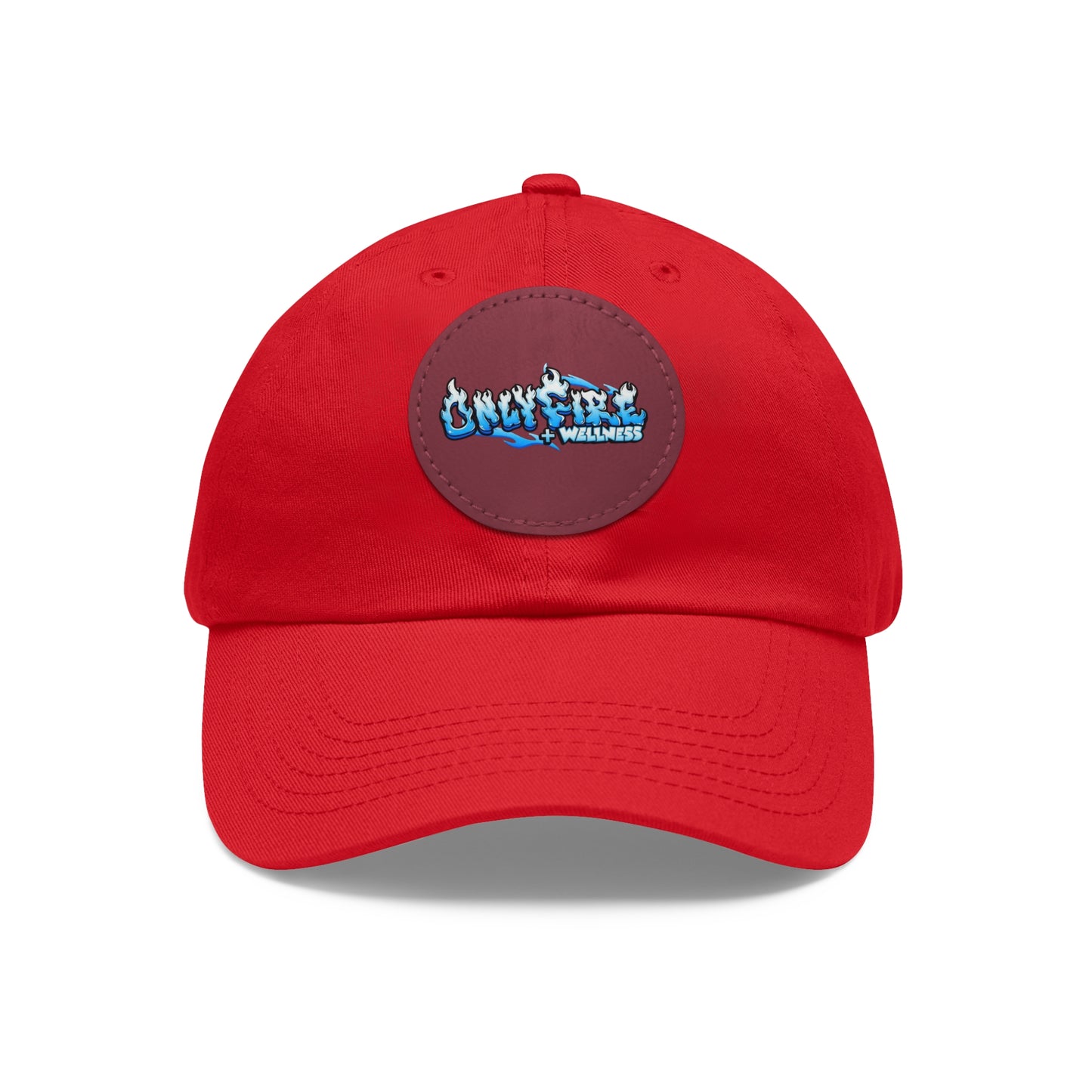 Unruly Wellness Dad Hat - Cozy Vintage Style with Leather Patch