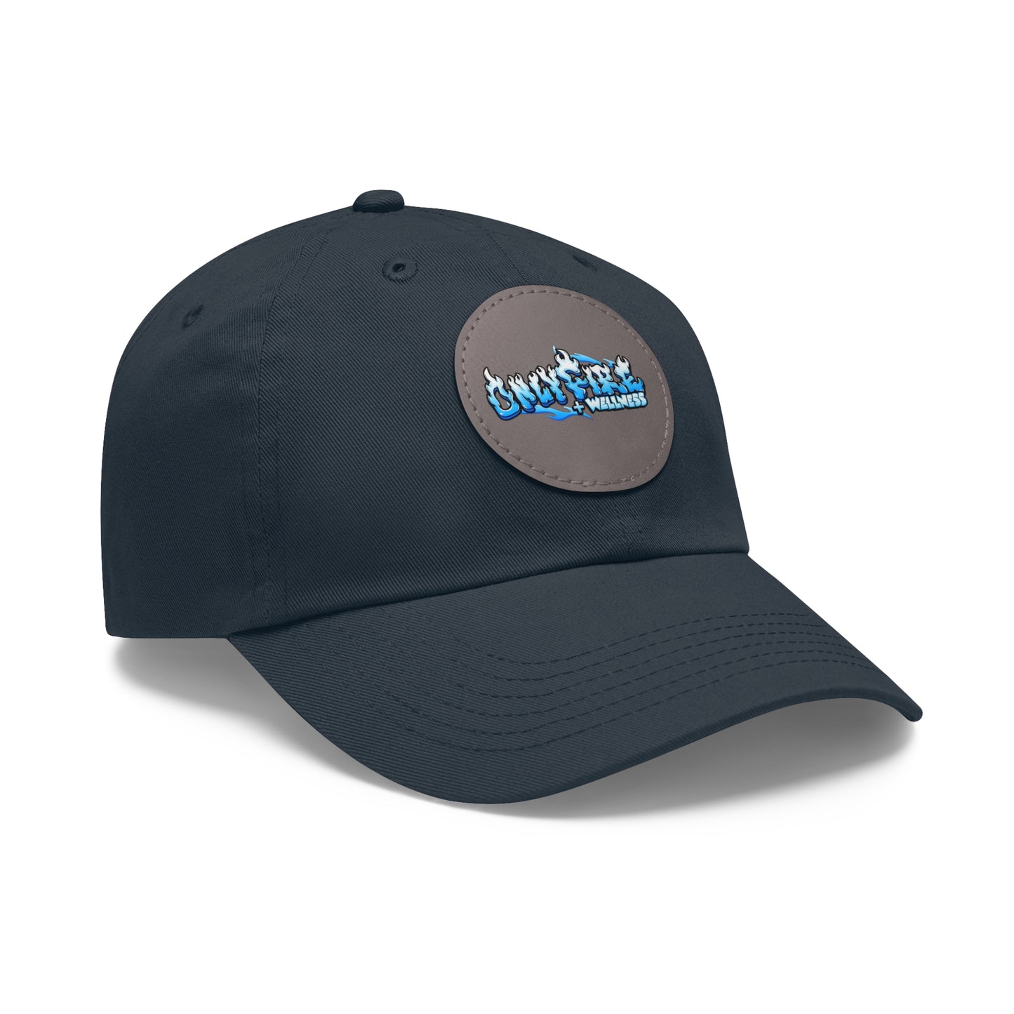 Unruly Wellness Dad Hat - Cozy Vintage Style with Leather Patch