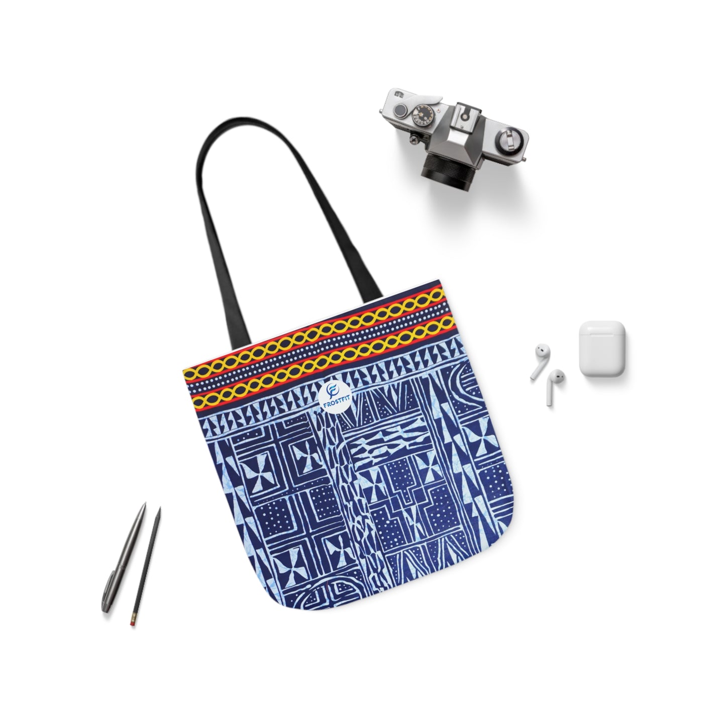 Canvas Tote Bag, 5-Color Straps
