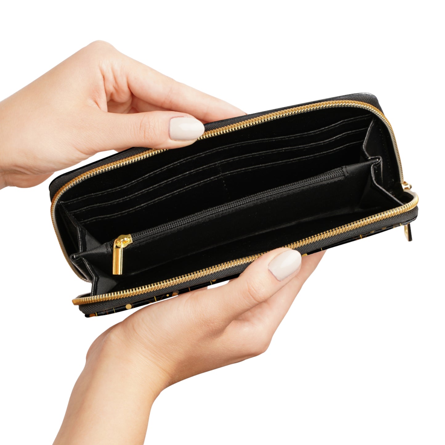 Custom Frostfit Luxury Zipper Wallet - Elegant Design for Fashion Enthusiasts