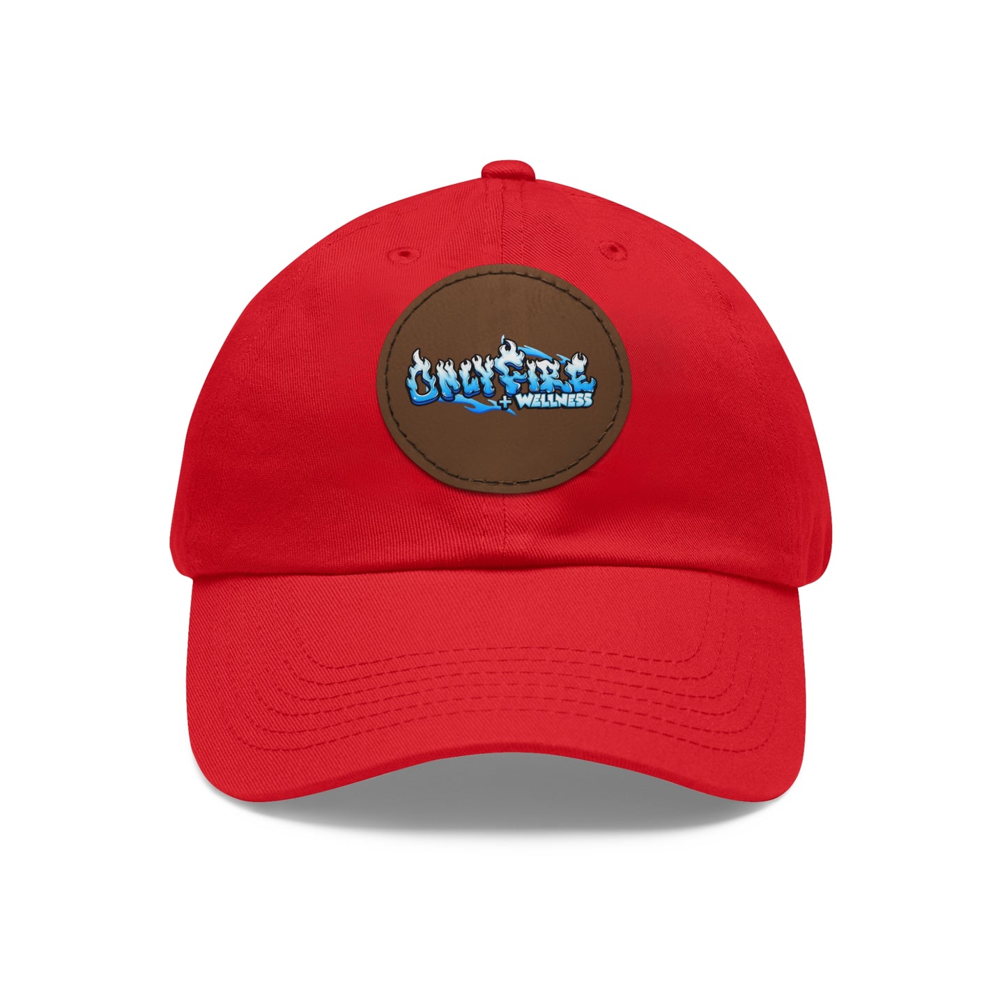 Unruly Wellness Dad Hat - Cozy Vintage Style with Leather Patch