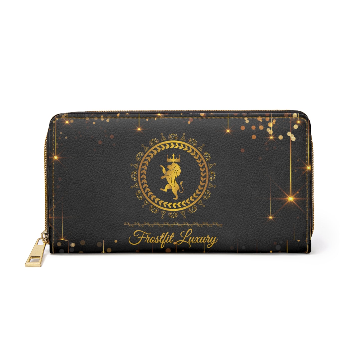 Custom Frostfit Luxury Zipper Wallet - Elegant Design for Fashion Enthusiasts