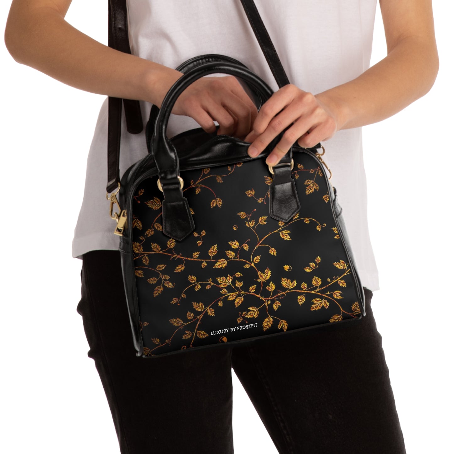 Elegant Floral Shoulder Handbag - Perfect for Special Occasions