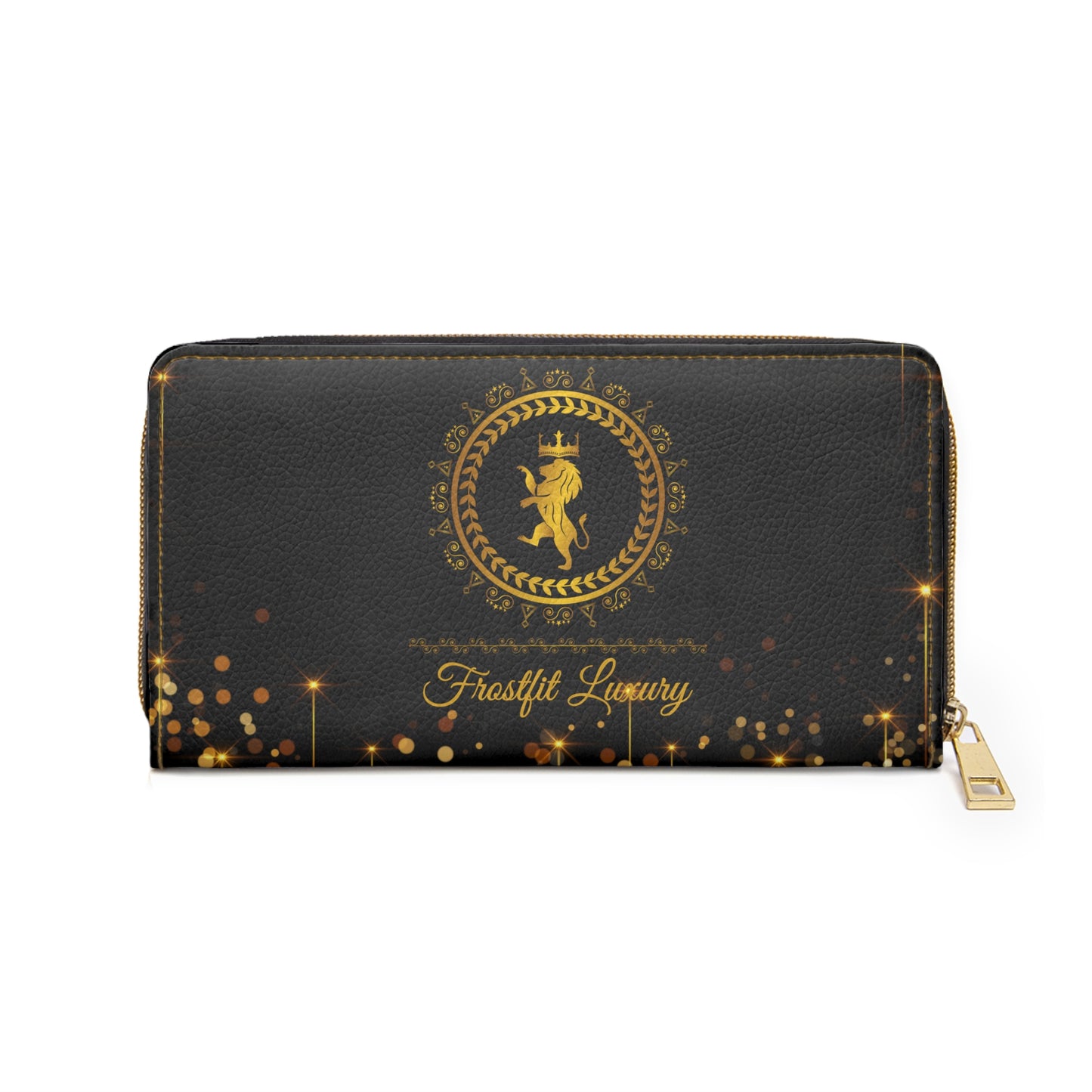 Custom Frostfit Luxury Zipper Wallet - Elegant Design for Fashion Enthusiasts