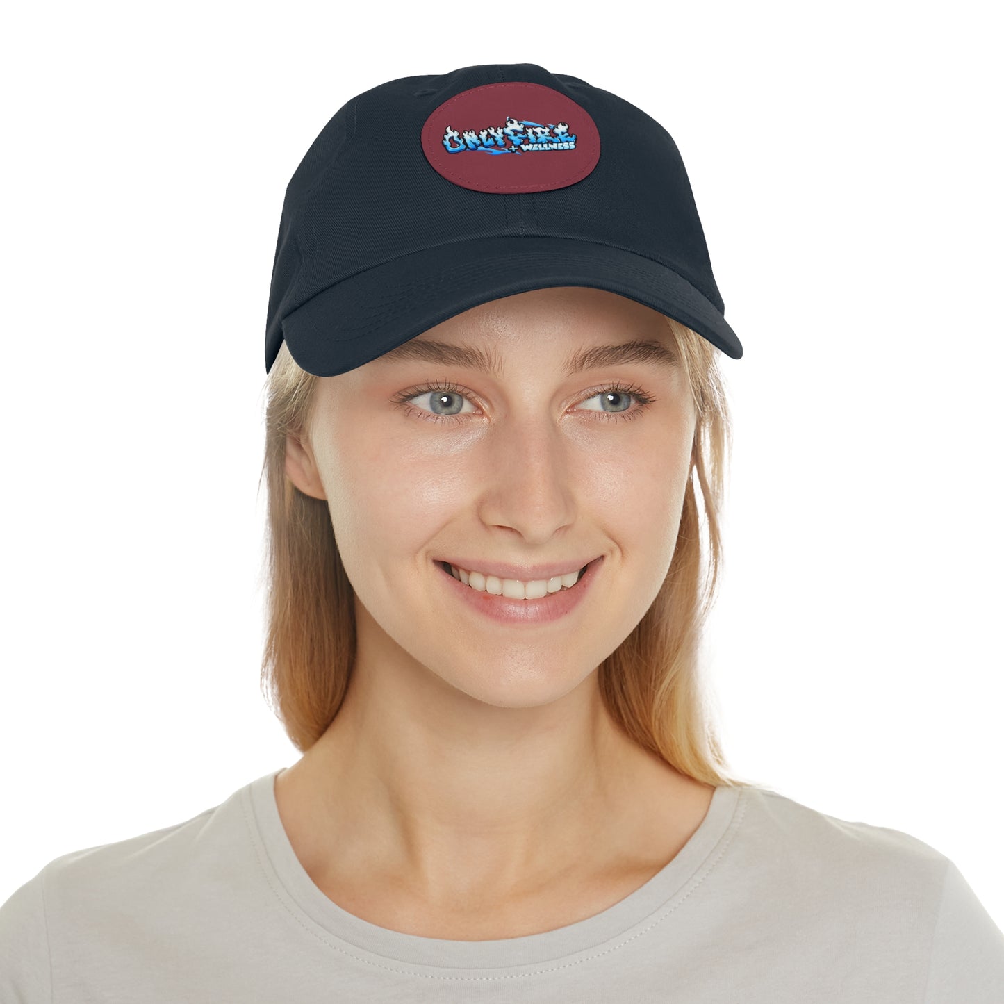 Unruly Wellness Dad Hat - Cozy Vintage Style with Leather Patch