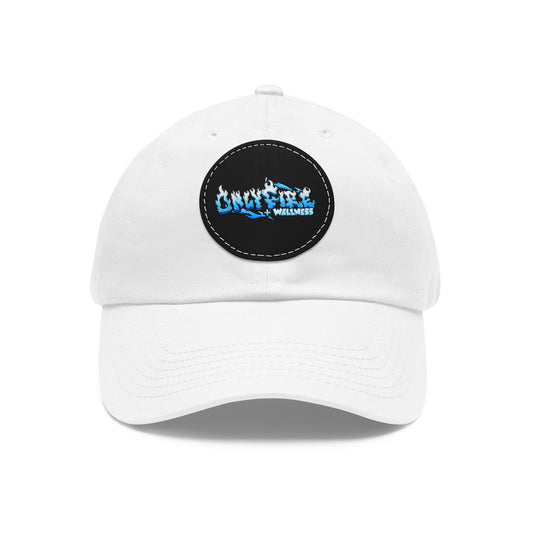 Unruly Wellness Dad Hat - Cozy Vintage Style with Leather Patch