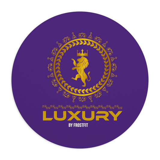 Luxury Gold Lion Mouse Pad - Premium Office Accessory