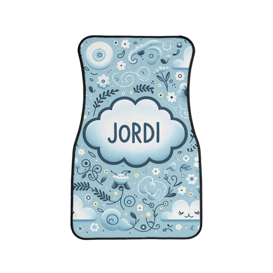Personalized Car Floor Mats - Customizable Floral Design for Jason