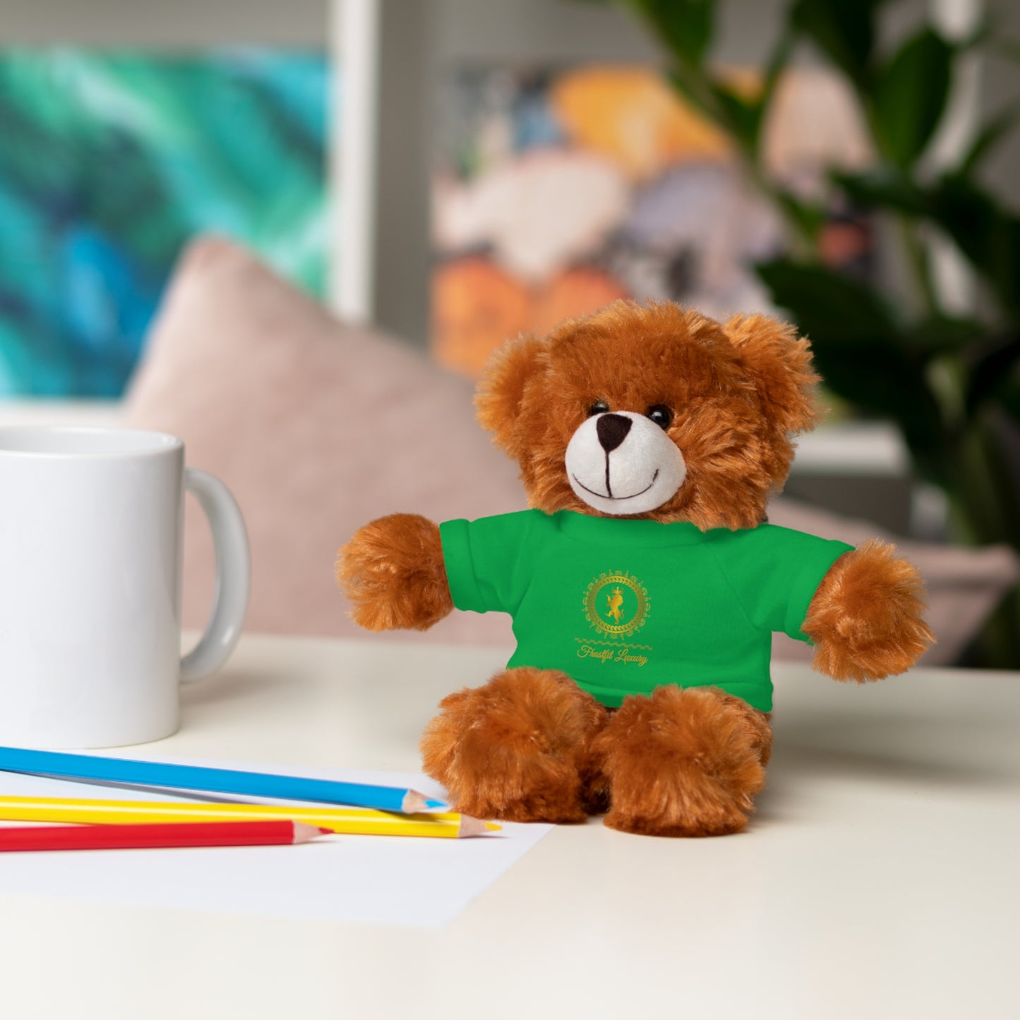 Customizable Stuffed Animal with T-Shirt - Perfect Gift for Kids and Celebrations