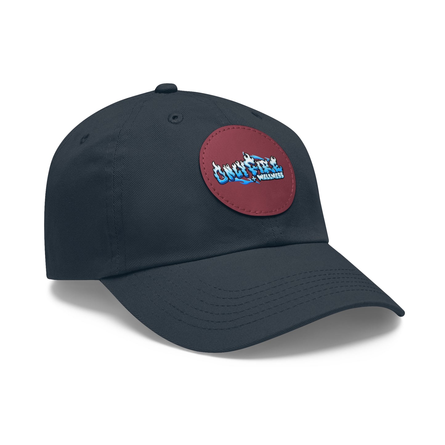 Unruly Wellness Dad Hat - Cozy Vintage Style with Leather Patch