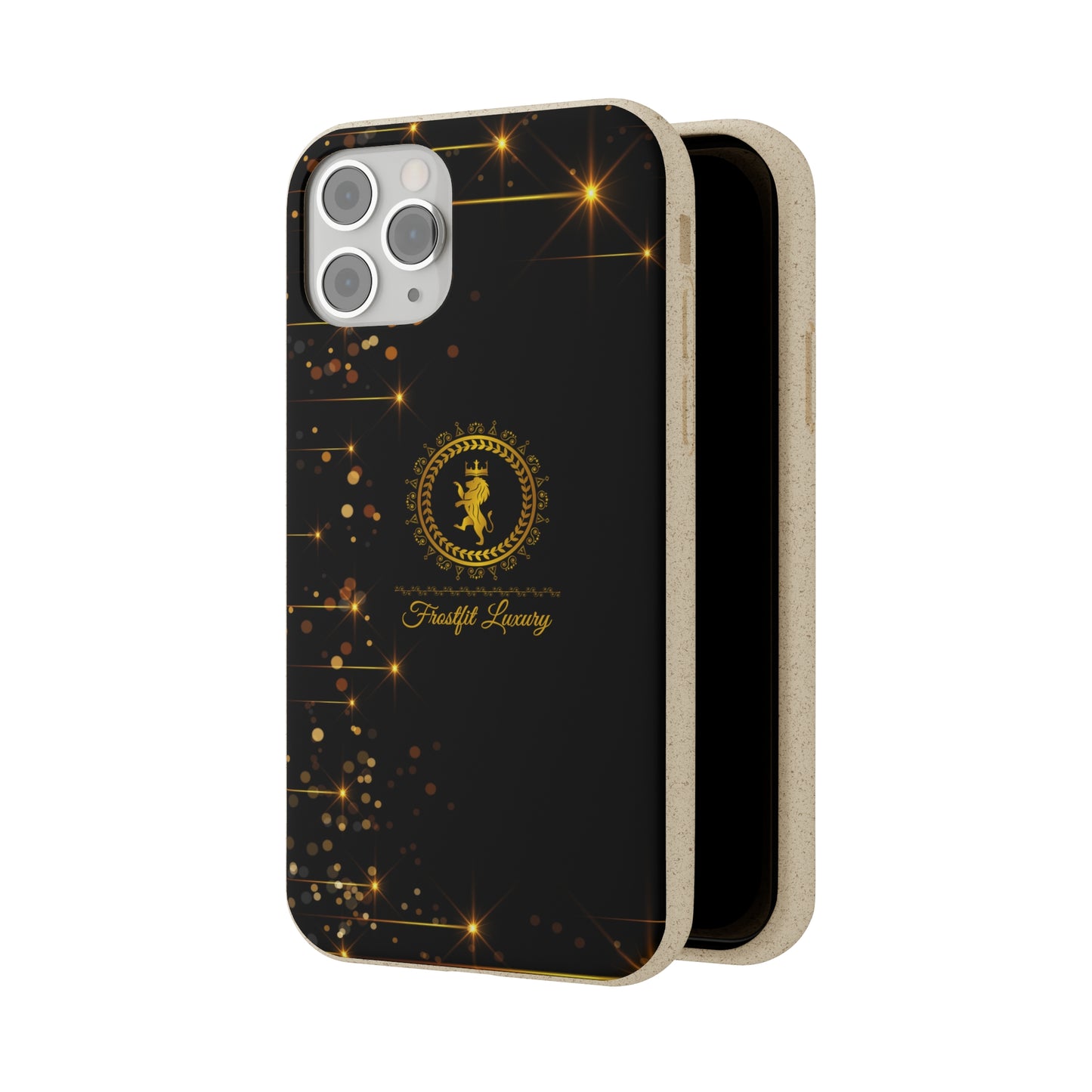 Eco-Friendly Luxury Biodegradable Phone Case with Sparkling Design