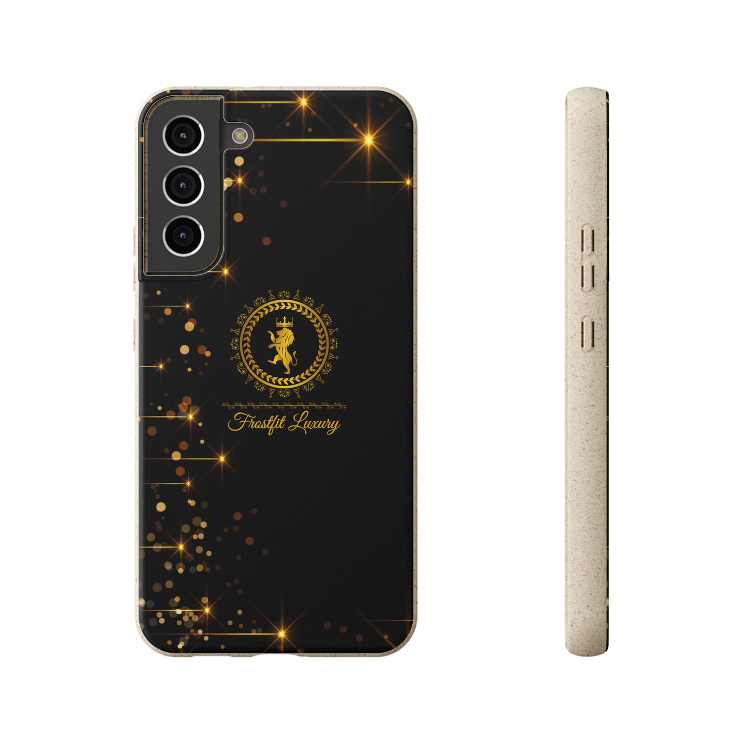 Eco-Friendly Luxury Biodegradable Phone Case with Sparkling Design