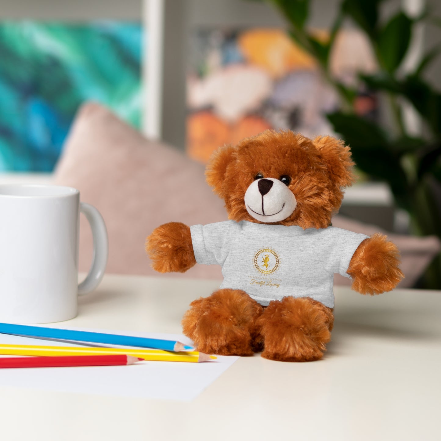 Customizable Stuffed Animal with T-Shirt - Perfect Gift for Kids and Celebrations