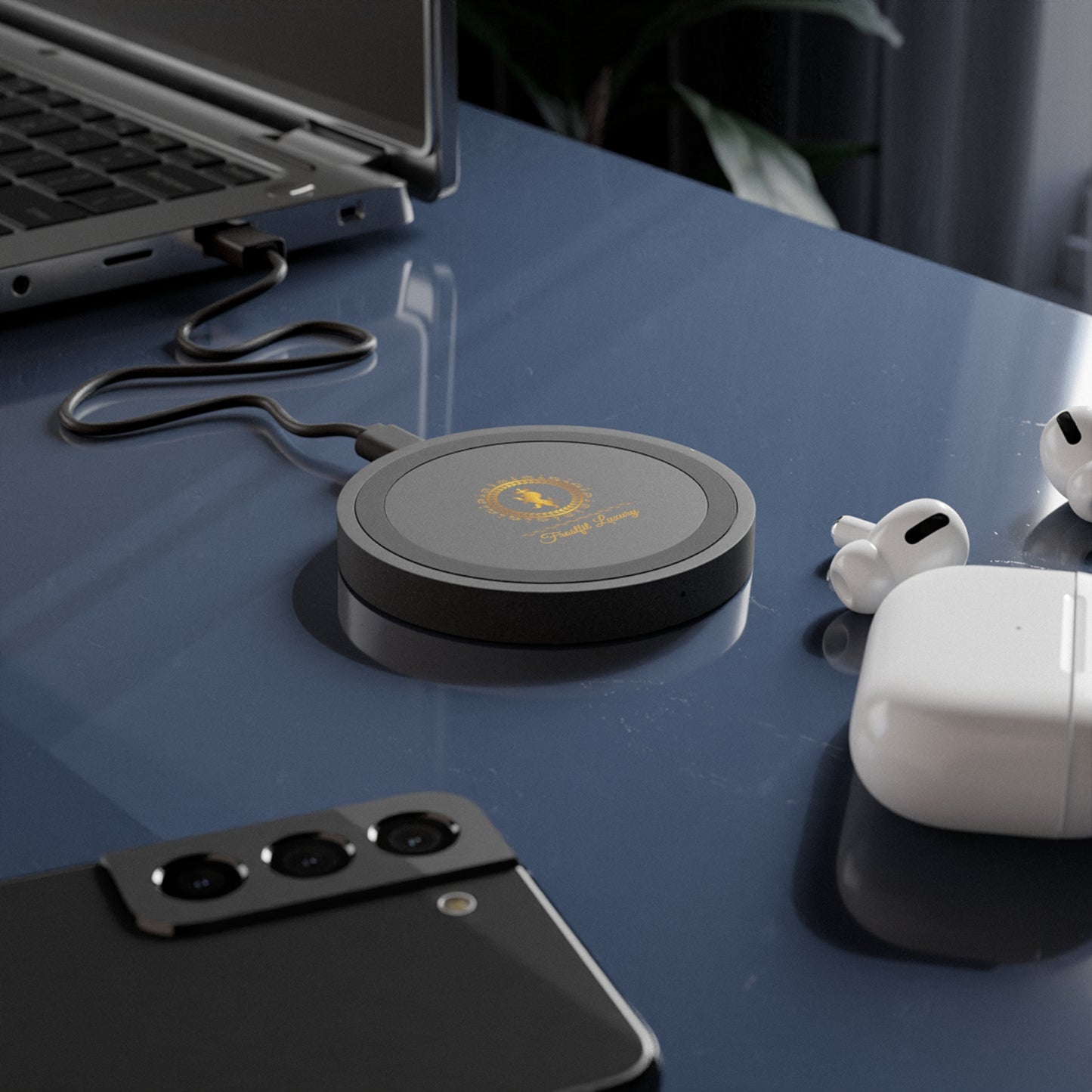 Frost Luxury Wireless Charging Pad - Elegant Tech Accessory