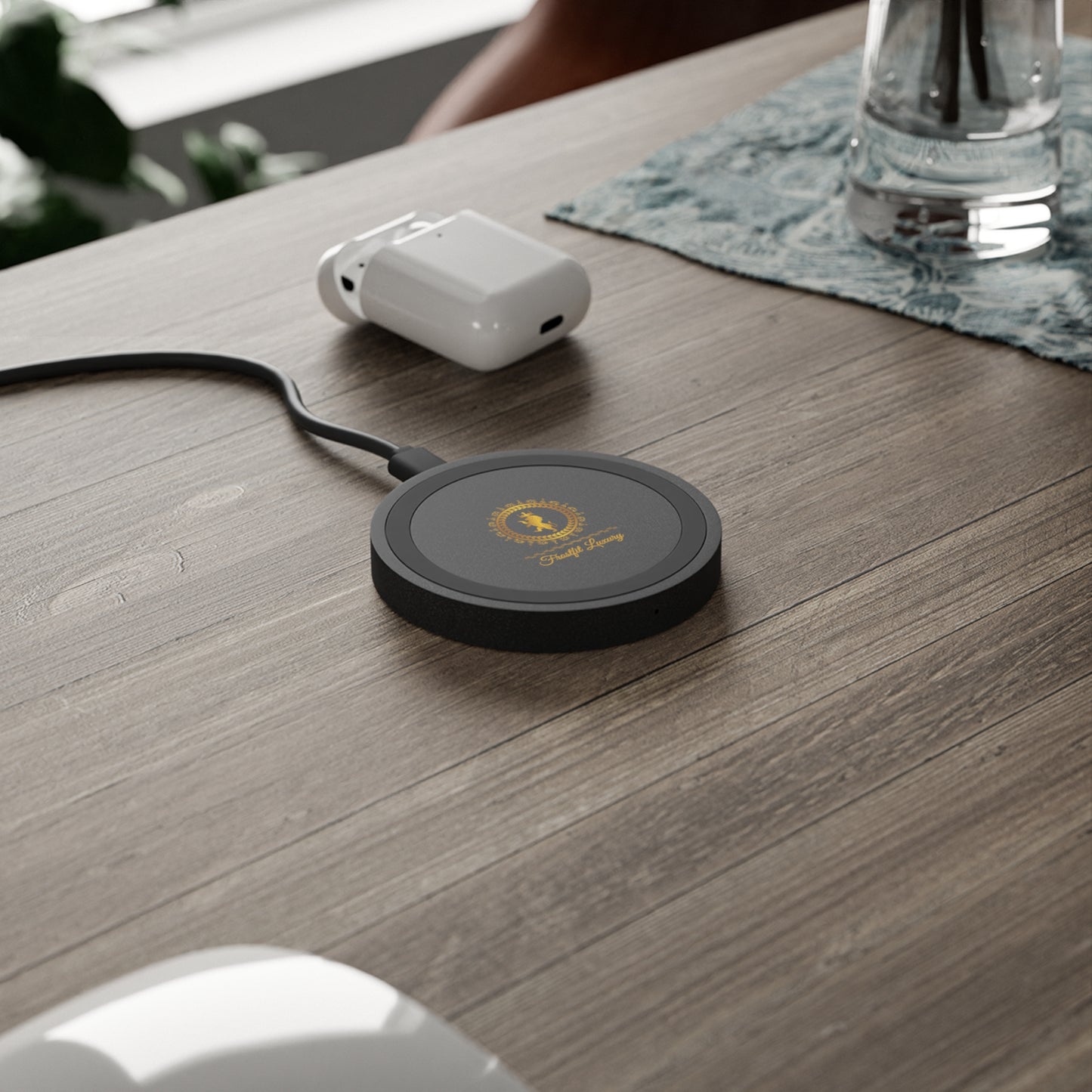 Frost Luxury Wireless Charging Pad - Elegant Tech Accessory