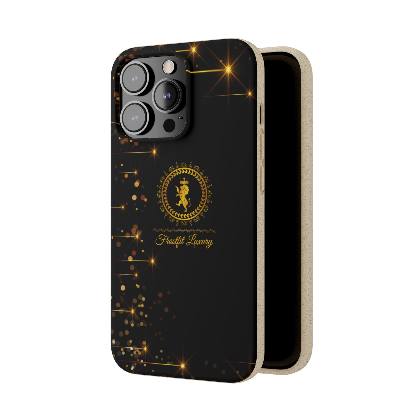 Eco-Friendly Luxury Biodegradable Phone Case with Sparkling Design