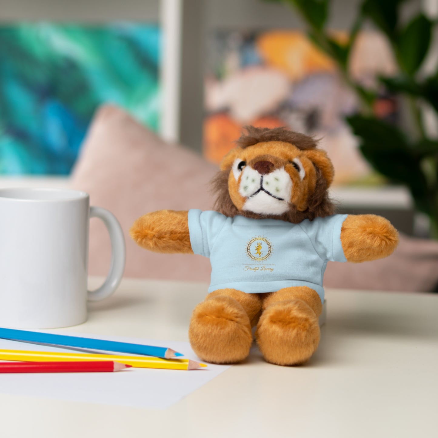 Customizable Stuffed Animal with T-Shirt - Perfect Gift for Kids and Celebrations