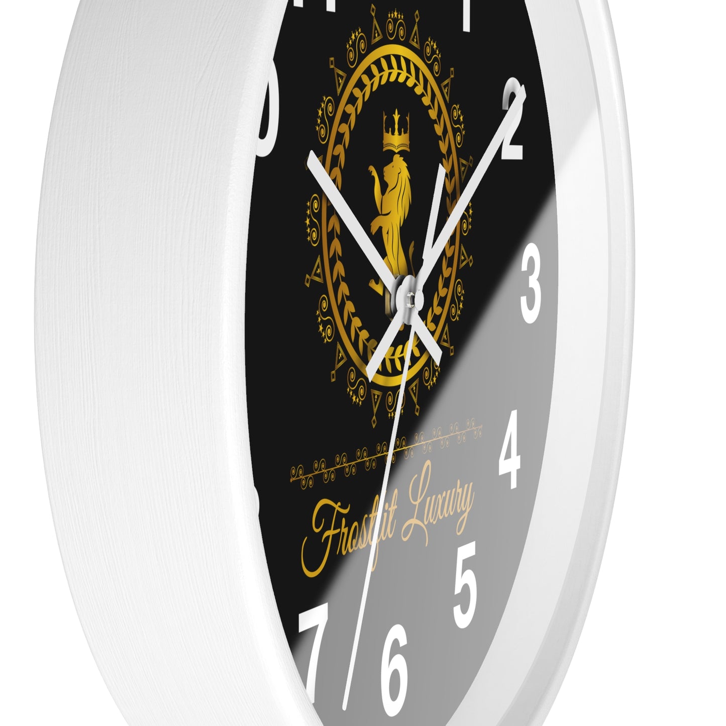 Luxurious Gold and Black Wall Clock - Firstfit Luxury Design