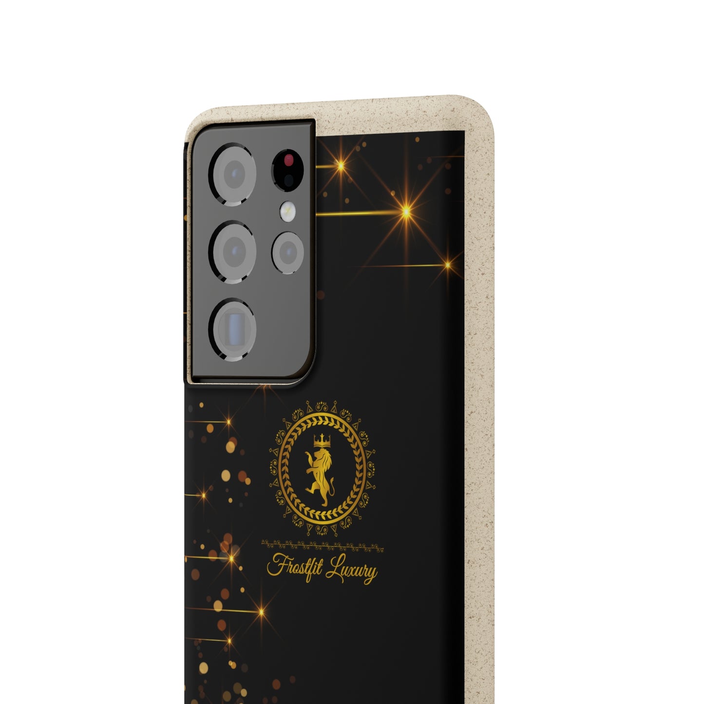 Eco-Friendly Luxury Biodegradable Phone Case with Sparkling Design