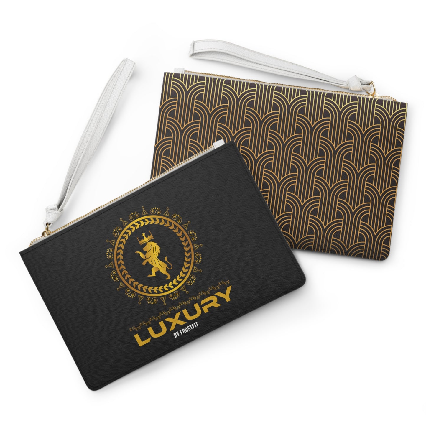 Luxury Clutch Bag - Elegant Gold Lion Design | Stylish Accessory for Special Occasions