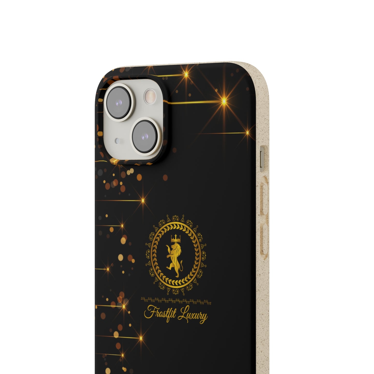 Eco-Friendly Luxury Biodegradable Phone Case with Sparkling Design