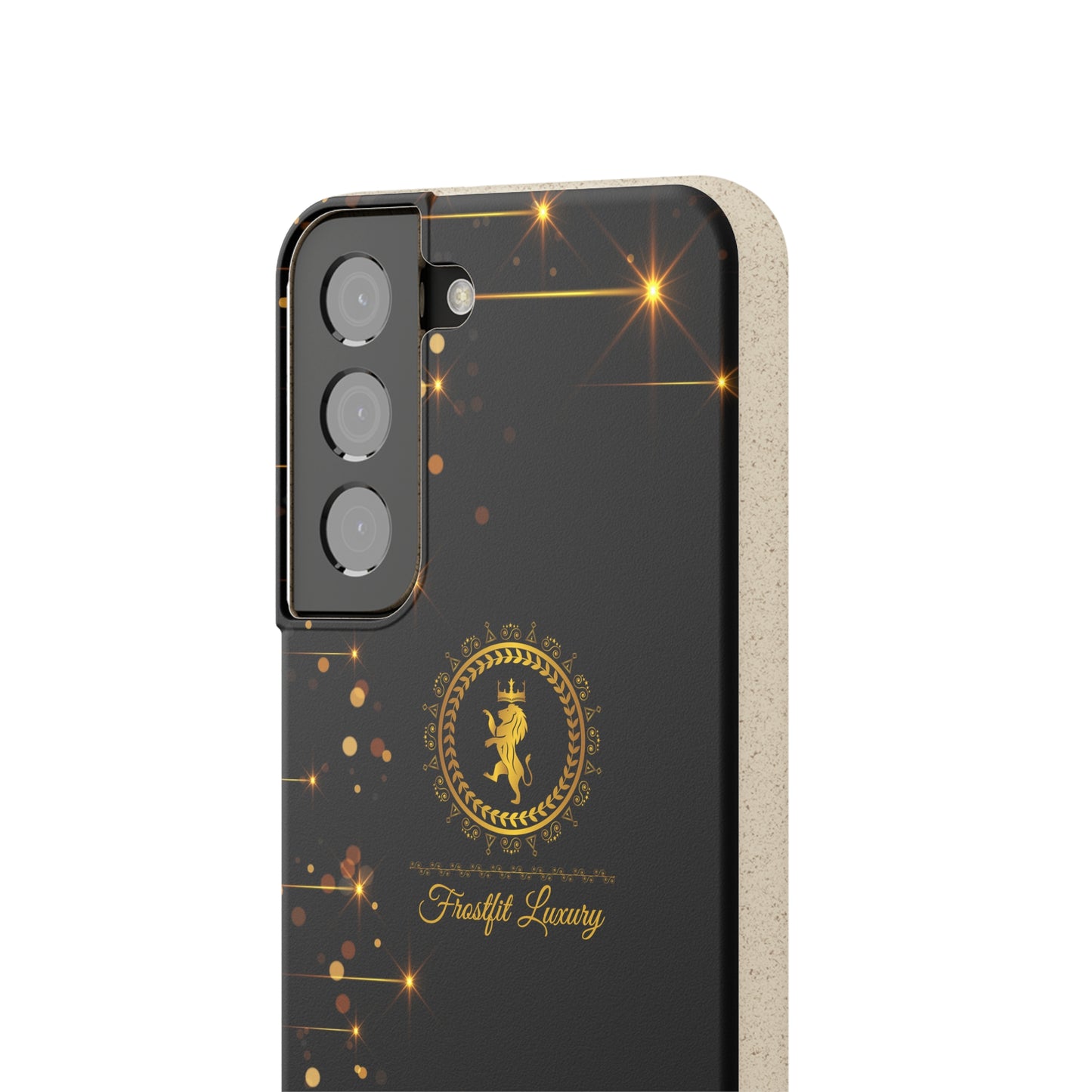 Eco-Friendly Luxury Biodegradable Phone Case with Sparkling Design