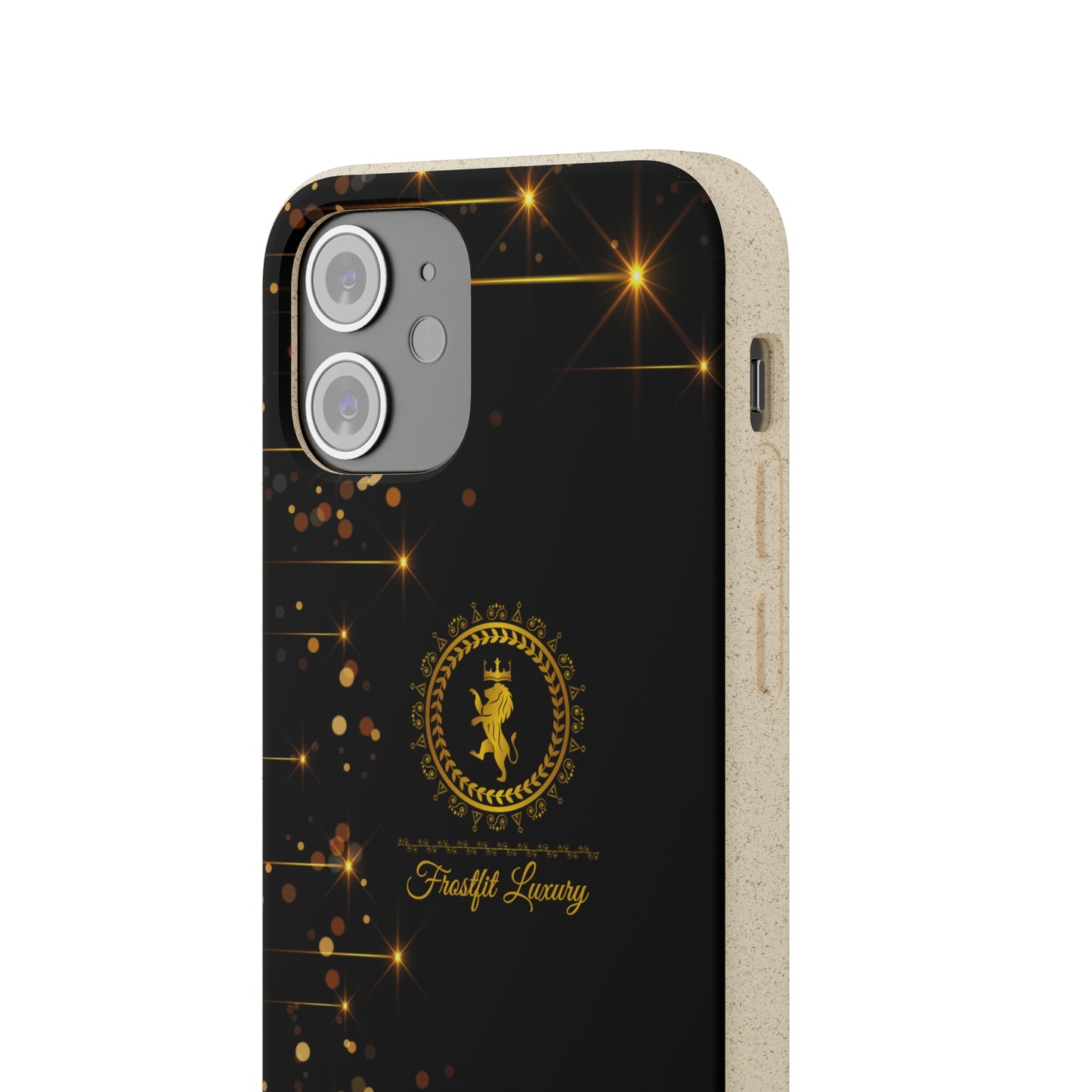 Eco-Friendly Luxury Biodegradable Phone Case with Sparkling Design