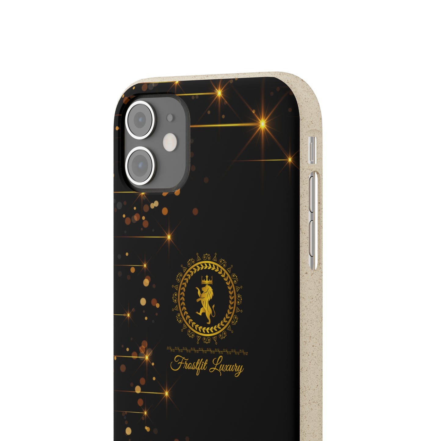 Eco-Friendly Luxury Biodegradable Phone Case with Sparkling Design