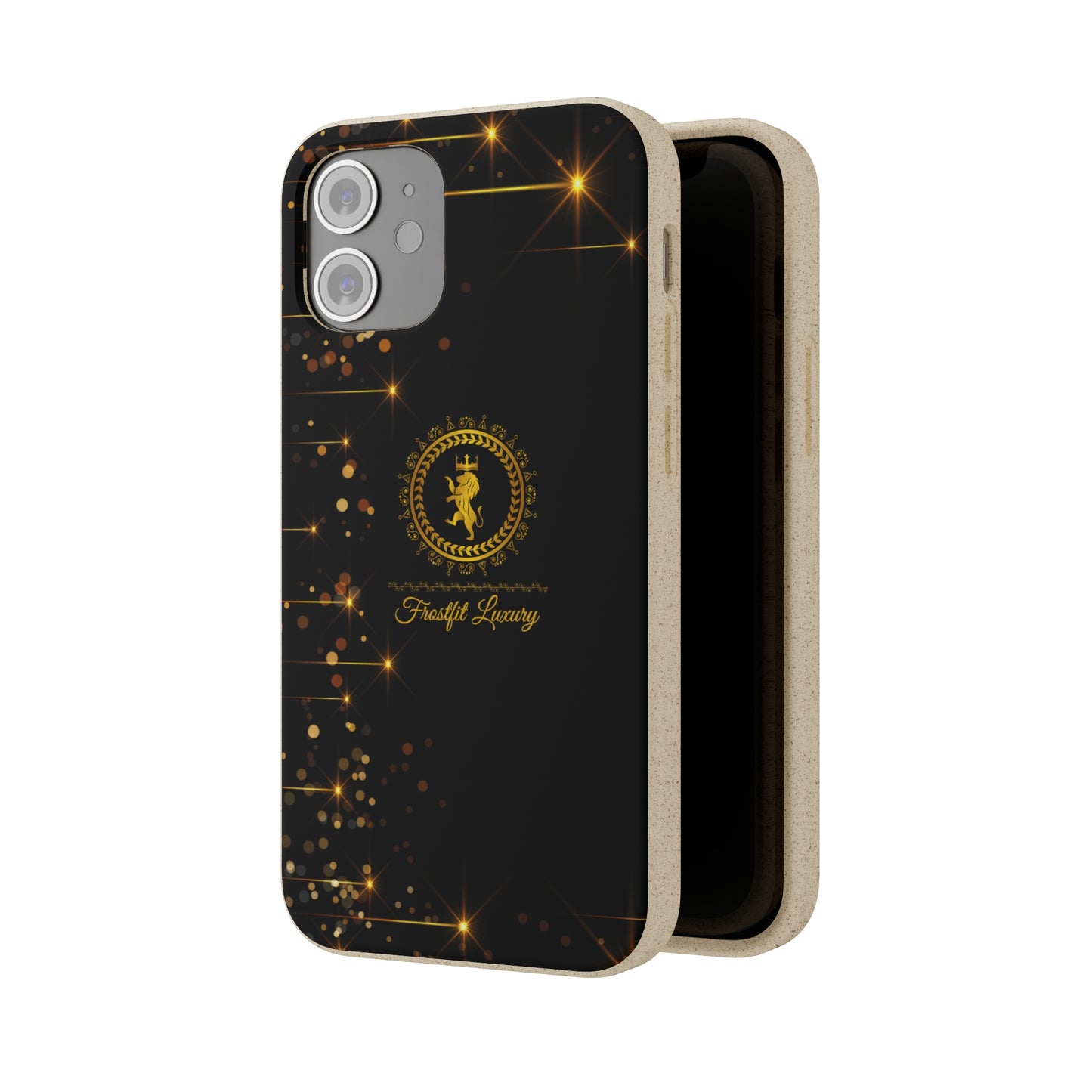 Eco-Friendly Luxury Biodegradable Phone Case with Sparkling Design