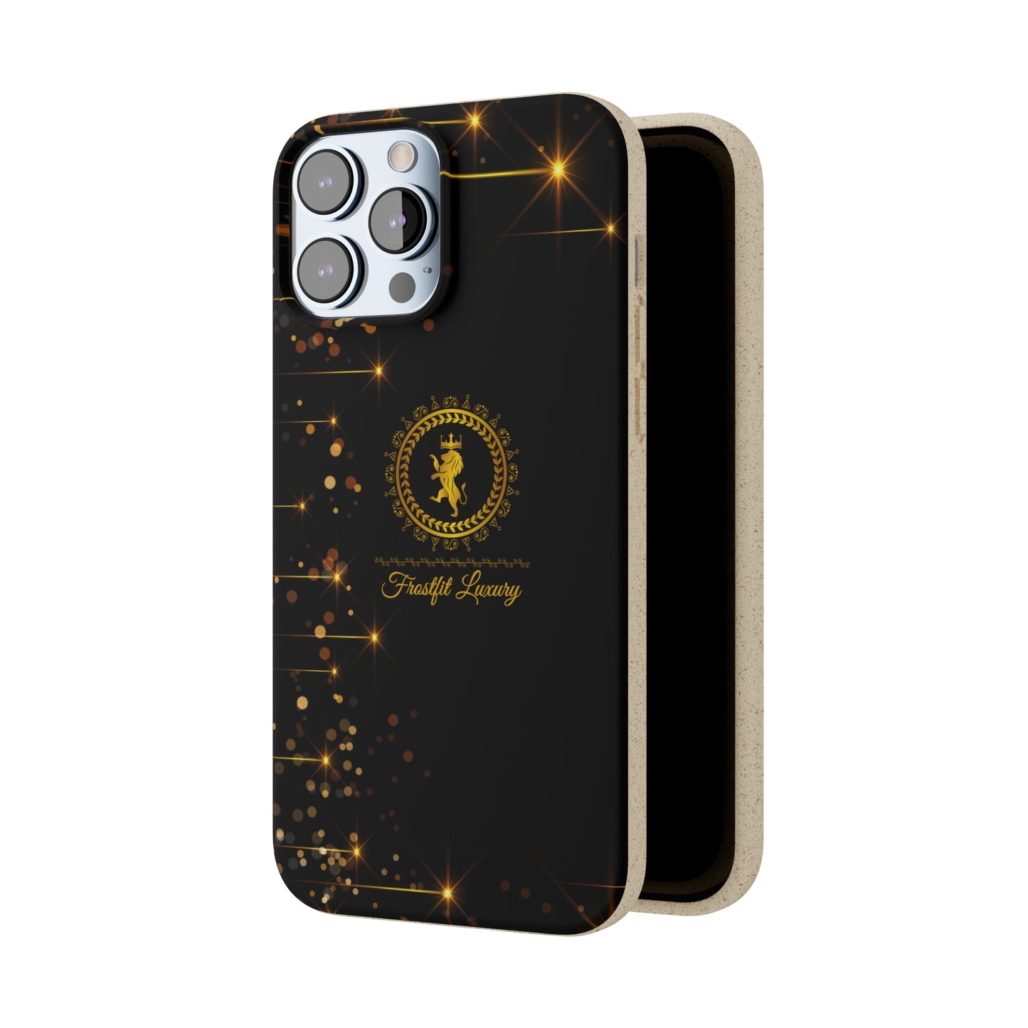 Eco-Friendly Luxury Biodegradable Phone Case with Sparkling Design