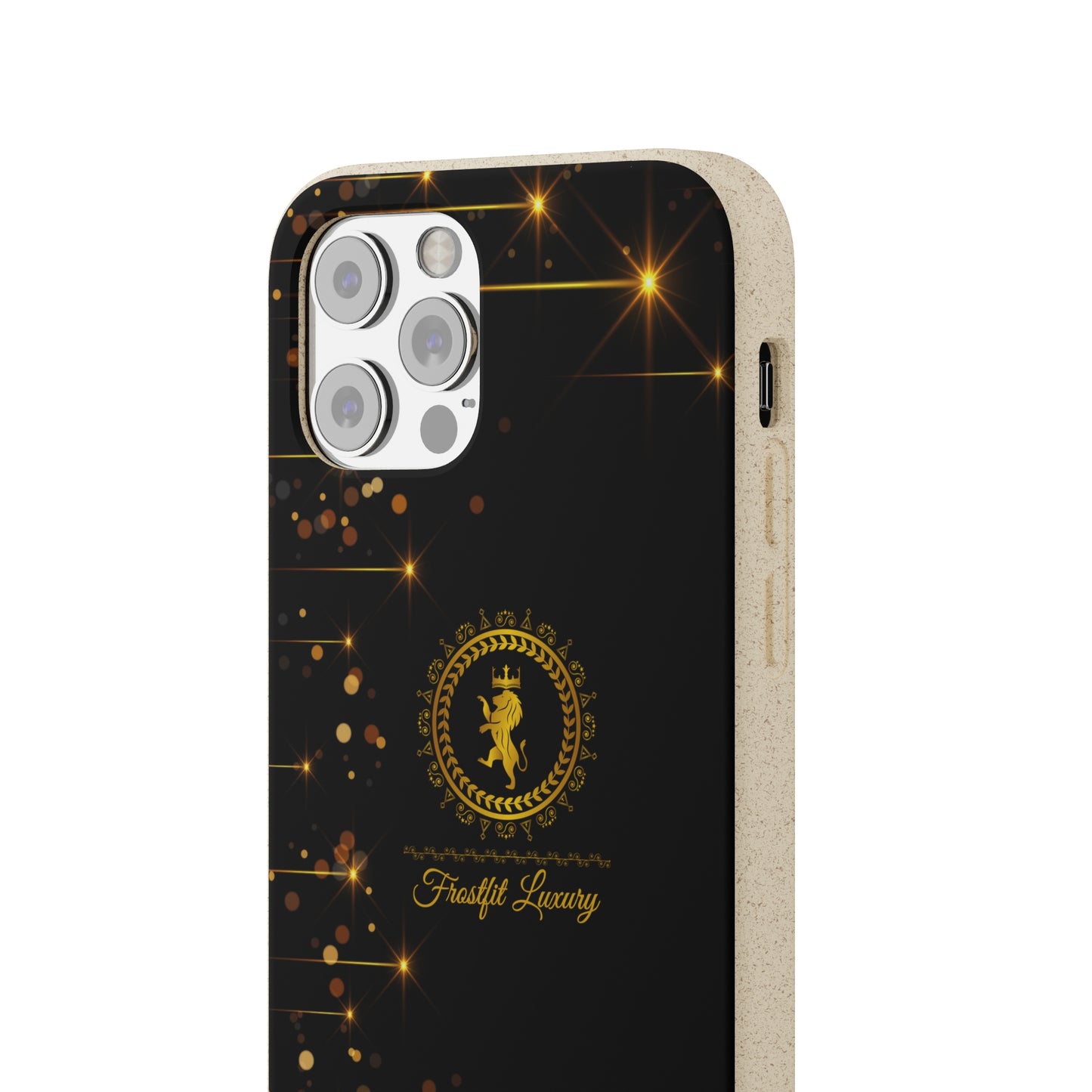 Eco-Friendly Luxury Biodegradable Phone Case with Sparkling Design