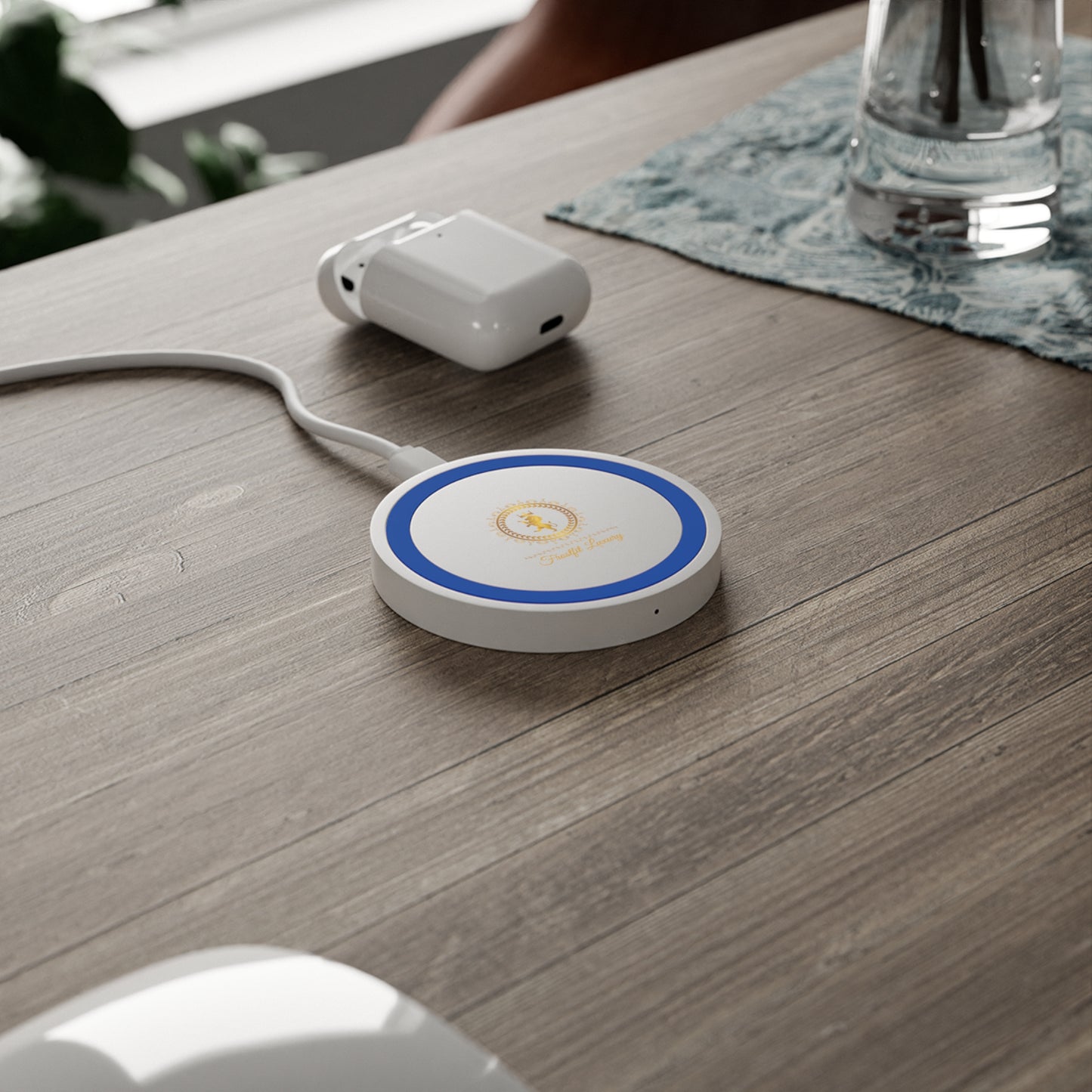 Frost Luxury Wireless Charging Pad - Elegant Tech Accessory