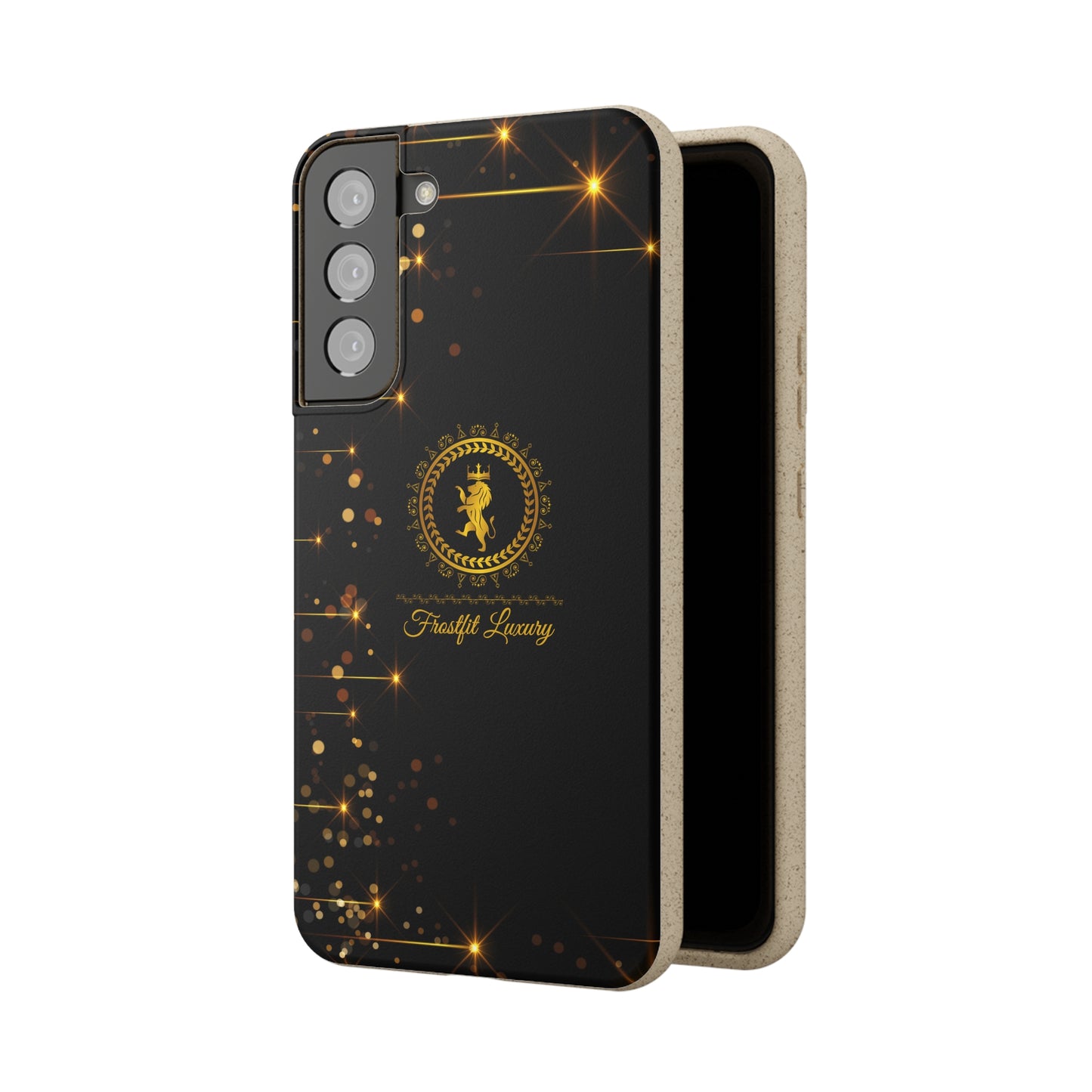 Eco-Friendly Luxury Biodegradable Phone Case with Sparkling Design