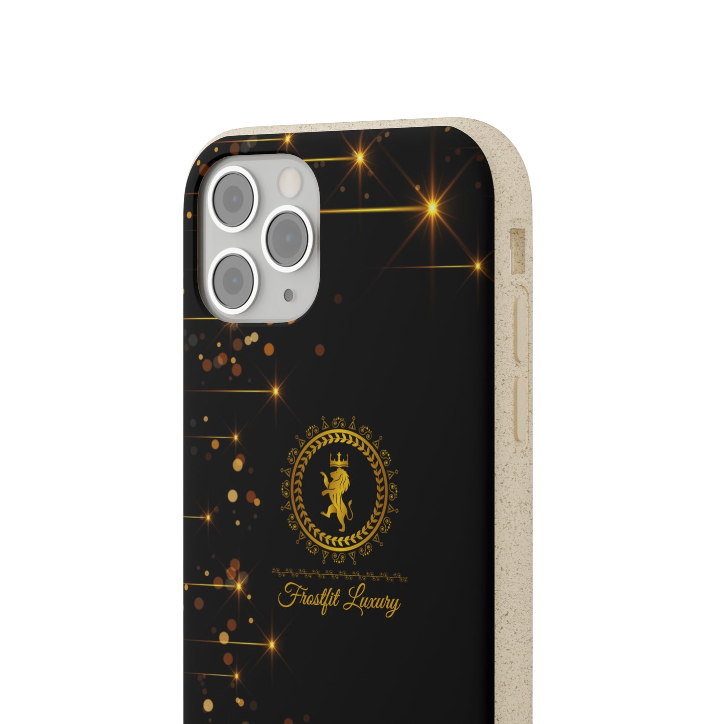 Eco-Friendly Luxury Biodegradable Phone Case with Sparkling Design