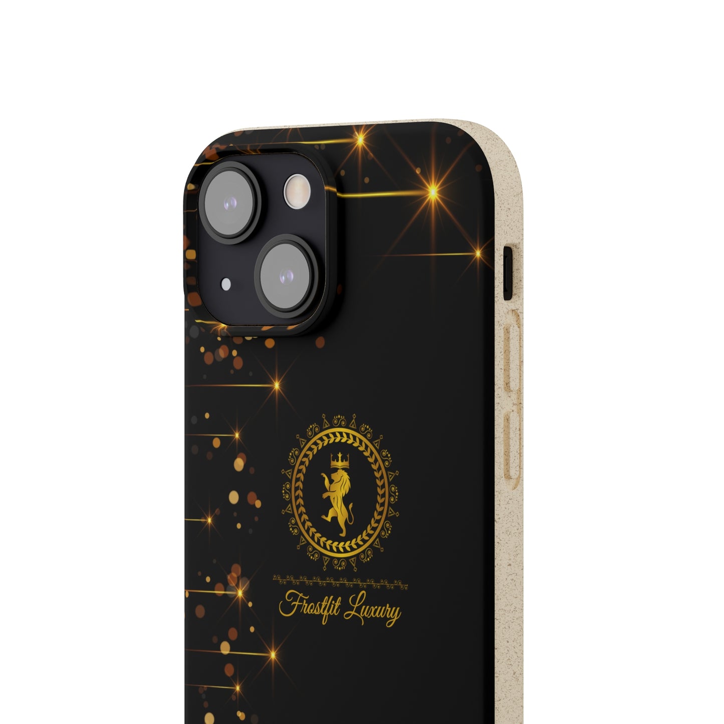 Eco-Friendly Luxury Biodegradable Phone Case with Sparkling Design